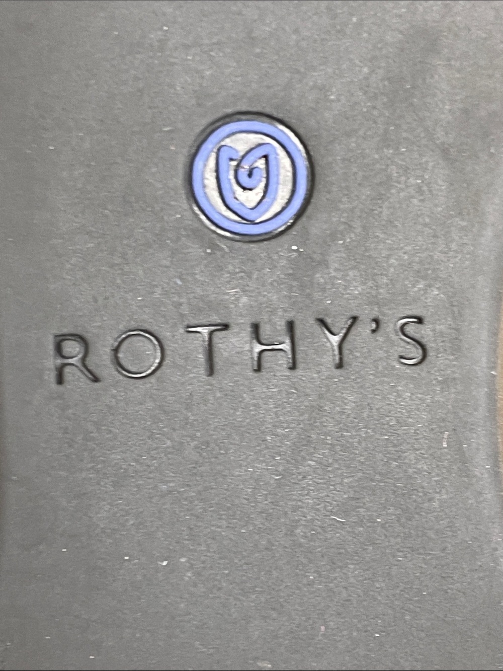 Rothy's Navy Pointed Knit Flats with Blue Trim. Size 5 - Picture 11 of 12